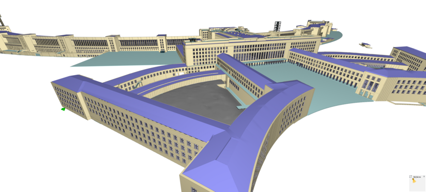 Bauzeichnung Rückseite